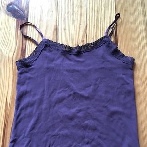 Purple lace GAP tank top